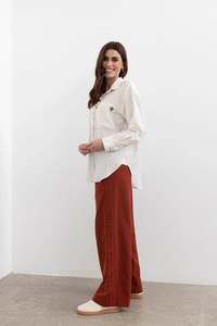 Moss: Moss Tate Pant | Burnt Brown