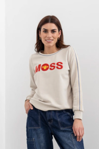 Moss Logo Sweat | Taupe