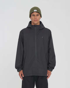 Huffer Mens Block Shell Jacket | Black