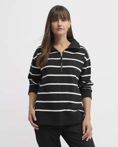 Yarra Trail Eternal Sweat | Black/Ecru