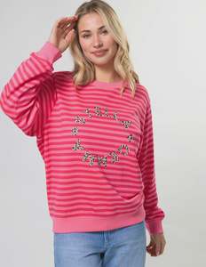 Stella + Gemma Essential Sweat | Raspberry Leopard
