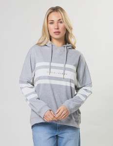 Stella + Gemma Newport Hoodie | Grey Marle Icon Stripe