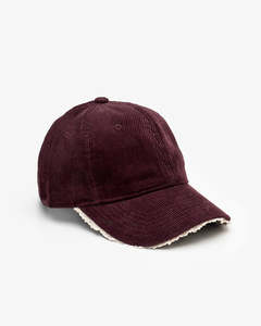 Lace Peak Cord Cap | Merlot