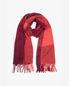Mulled Wine Check Scarf