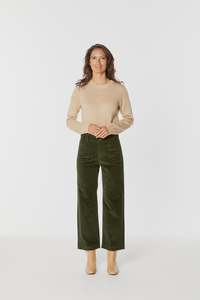 New London Jeans | Penrith Olive Cord