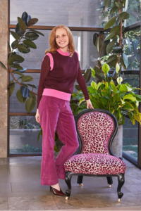 New London Jeans | Victory Purple Cord