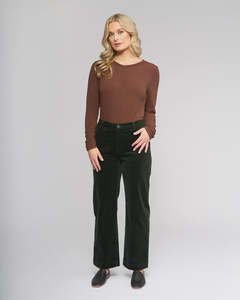 Vassalli 5039M Market Cord Pant | Forest