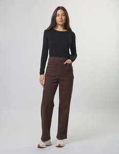 Denim Pants: Stella + Gemma Dina Long Pant | Fudge