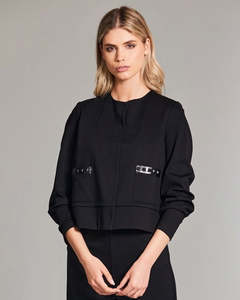 Peruzzi: Peruzzi-Hammered Stud Jacket | Black
