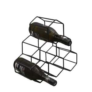 Kitchen Table: Hexagonal Wine Rack  | Black