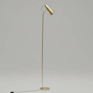 Chrome Floor Lamp | Brass