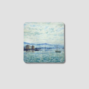 Coasters Set of 4 | Old Masters - Wellington Harbour