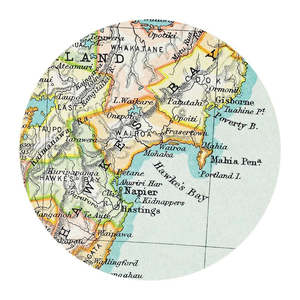 Vintage Map of Hawkes Bay Placemat