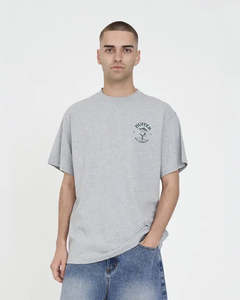 Huffer Mens Sup Tee 190/Billed | Grey Marle
