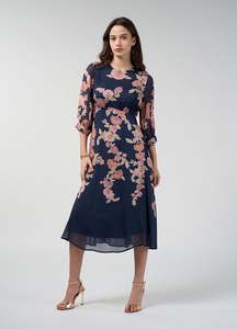 Dresses Jumpsuits: Loobies Story Mirissa Dress | Indigo Multi