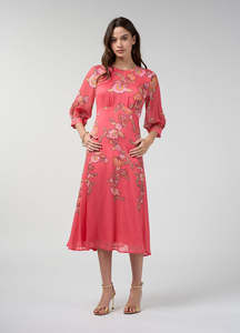 Loobies Story Mirissa Dress | Coral Multi