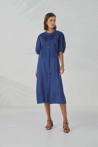 Dresses Jumpsuits: Lania Chase Dress | Azure
