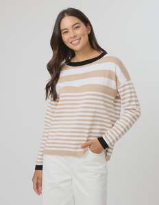 Stella + Gemma High Street Jumper | Sand