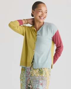 Knits Sweats 1: LD + Co Colour Block Cardi | Acacia