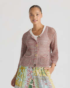 Knits Sweats 1: LD + Co Colour Mix Cardi | Sage