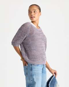 LD + Co Colour Mix Top | Denim