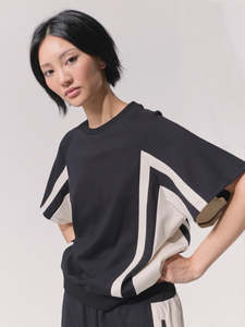 Marco Polo Lounge And Leave Top | Black