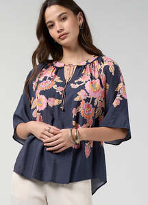 Loobies Story Mirissa Top | Indigo Multi