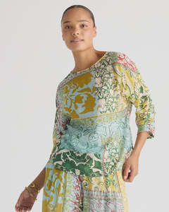LD + Co Relaxed Print Top | Mosaic