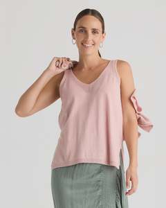 Tees Tanks: LD + Co Tank Top | Rose