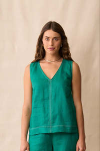 Tees Tanks: Neris Veda Tank | Malachite