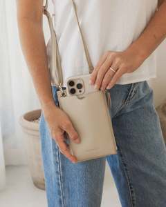 Louenhide Suki Phone Bag | Almond