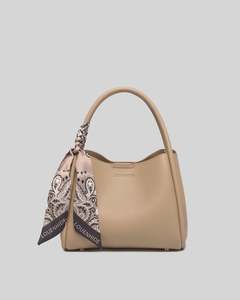 Louenhide Steffie Mini Tote Bag | Biscuit