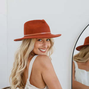 Shadow Fedora | Terracotta
