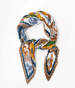 Ava Pleated Scarf | Taupe