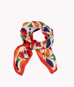 Joan Square Scarf | Ruby