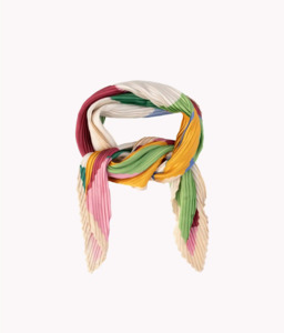 Cosima Pleated Scarf | Blue