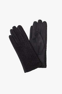 Scarves Gloves: Edith Gloves | Black