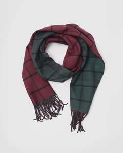 Dalia Scarf | Sangria/Teal
