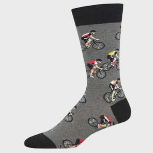 Socksmith | Cycling Crew-Gray Heather