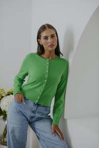 Women: Bridge & Lord - Marnie Cardigan | Emerald