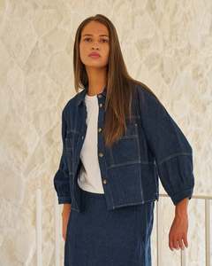 Women: Naturals GA598 Linen Jacket | Eclipse