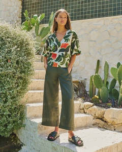 Naturals GA398 Linen Pant | Topiary