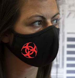 Products: Biohazard - Covid19 - Face Mask - Verboom Tees