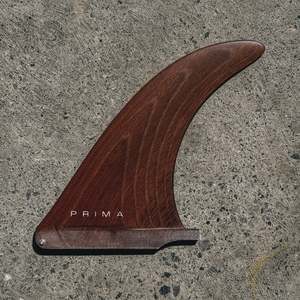 Prima Wood Fins: Prima - Single Flex - 8" - Mahogony