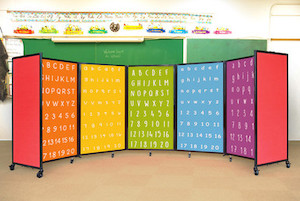 Products: Custom-Printed Room Divider 360 Portable Partition