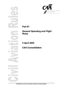 CAA - A5 Rule Part 91
