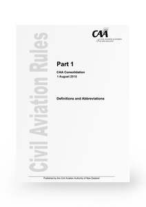Caa: CAA Rule Parts - Amendments Effective 10th March 2017