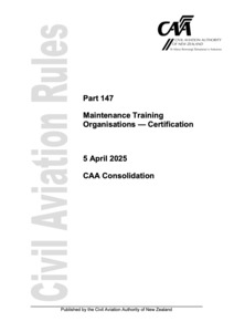 CAA - A5 Rule Part 147