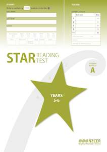 NZCER STAR Reading Test 5-6A