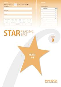 Nzcer: NZCER STAR Reading Test 3-4B